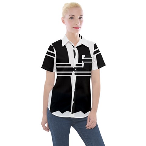 Basel Stadt Women s Short Sleeve Pocket Shirt by tony4urban