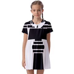 Basel Stadt Kids  Asymmetric Collar Dress by tony4urban