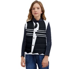 Basel Stadt Kid s Short Button Up Puffer Vest	 by tony4urban