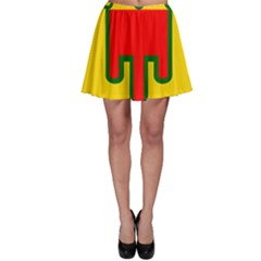 Auvergne Flag Skater Skirt by tony4urban