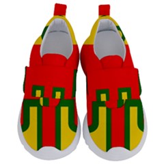 Auvergne Flag Kids  Velcro No Lace Shoes by tony4urban