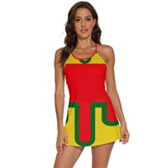 Auvergne Flag 2-in-1 Flare Activity Dress