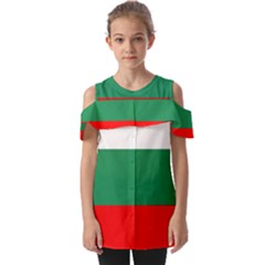 Bulgaria Fold Over Open Sleeve Top