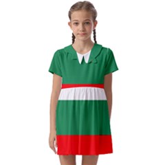 Bulgaria Kids  Asymmetric Collar Dress by tony4urban