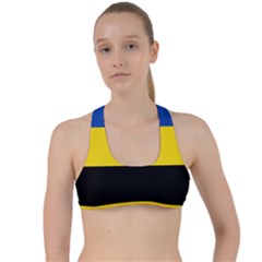 Gelderland Flag Criss Cross Racerback Sports Bra by tony4urban