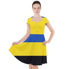 Gelderland Flag Cap Sleeve Midi Dress by tony4urban