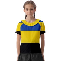 Gelderland Flag Kids  Frill Chiffon Blouse by tony4urban