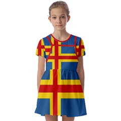 Aaland Kids  Short Sleeve Pinafore Style Dress