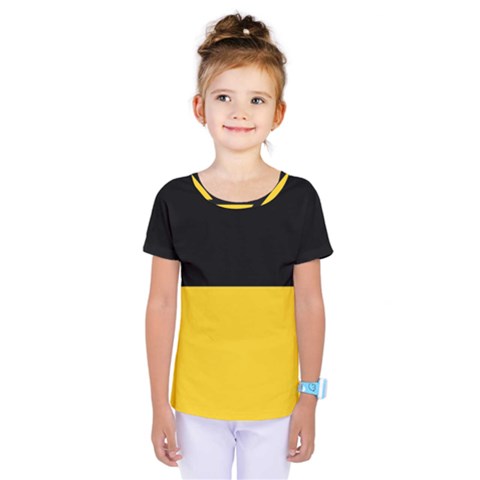 Baden Wurttemberg Flag Kids  One Piece Tee by tony4urban