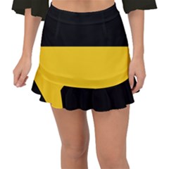 Baden Wurttemberg Flag Fishtail Mini Chiffon Skirt by tony4urban