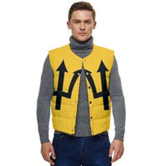 Barbados Men s Short Button Up Puffer Vest	 by tony4urban