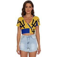 Barbados V-neck Crop Top