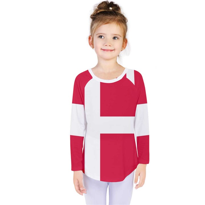 Denmark Kids  Long Sleeve Tee