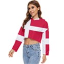 Denmark Women s Lightweight Cropped Hoodie View2