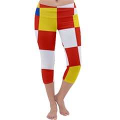 Antwerp Flag Capri Yoga Leggings