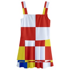 Antwerp Flag Kids  Layered Skirt Swimsuit