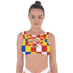 Antwerp Flag Bandaged Up Bikini Top by tony4urban