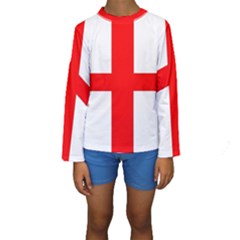 England Kids  Long Sleeve Swimwear by tony4urban