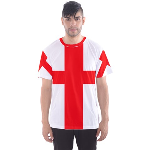 England Men s Sport Mesh Tee by tony4urban