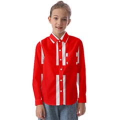 England Kids  Long Sleeve Shirt by tony4urban