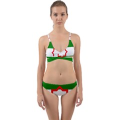 Andalusia Flag Wrap Around Bikini Set by tony4urban