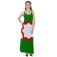 Andalusia Flag Sleeveless Velour Maxi Dress by tony4urban