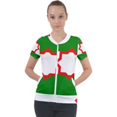 Andalusia Flag Short Sleeve Zip Up Jacket by tony4urban