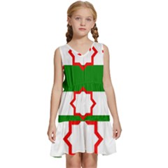 Andalusia Flag Kids  Sleeveless Tiered Mini Dress by tony4urban