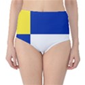 Bratislavsky Flag Classic High-Waist Bikini Bottoms View1