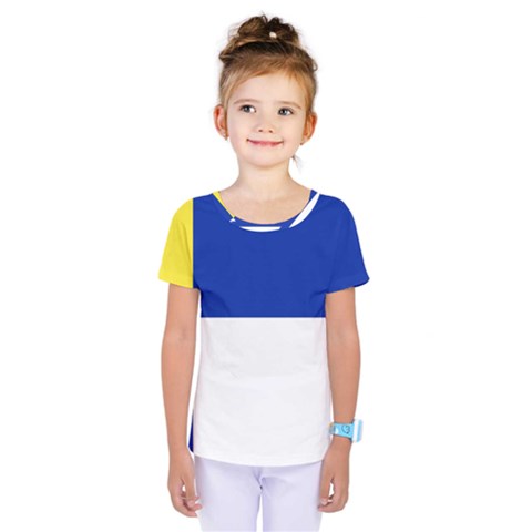 Bratislavsky Flag Kids  One Piece Tee by tony4urban