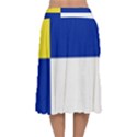 Bratislavsky Flag Velvet Flared Midi Skirt View2