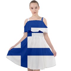 Finland Cut Out Shoulders Chiffon Dress by tony4urban