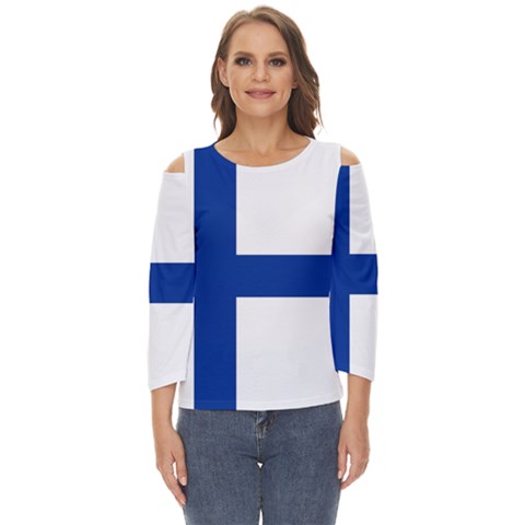 Finland Cut Out Wide Sleeve Top by tony4urban