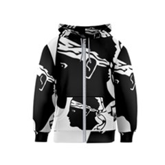 Corsica Flag Kids  Zipper Hoodie by tony4urban