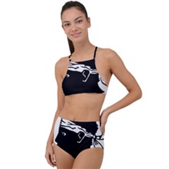 Corsica Flag High Waist Tankini Set by tony4urban