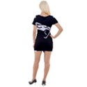 Corsica Flag Short Sleeve Asymmetric Mini Dress View2