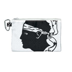 Corsica Flag Canvas Cosmetic Bag (medium) by tony4urban