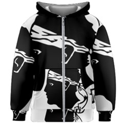 Corsica Flag Kids  Zipper Hoodie Without Drawstring by tony4urban