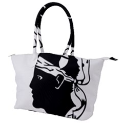 Corsica Flag Canvas Shoulder Bag by tony4urban