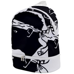 Corsica Flag Zip Bottom Backpack by tony4urban