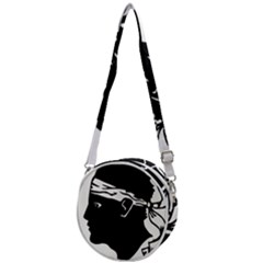 Corsica Flag Crossbody Circle Bag by tony4urban