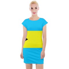 Bahamas Cap Sleeve Bodycon Dress