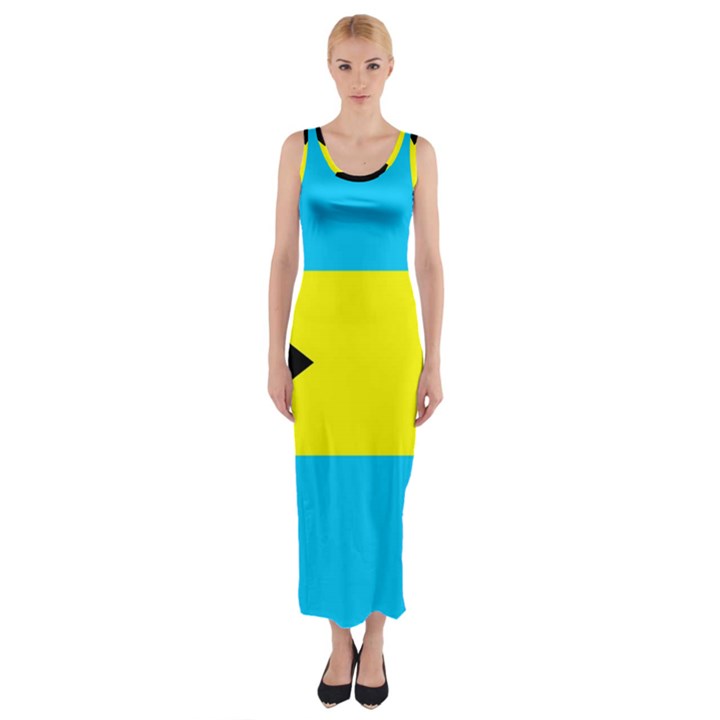 Bahamas Fitted Maxi Dress