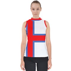 Faroe Mock Neck Shell Top by tony4urban