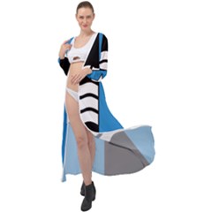 Aargau Maxi Chiffon Beach Wrap by tony4urban