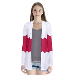 Anglo Irish Flag Drape Collar Cardigan by tony4urban