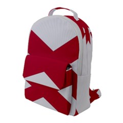 Anglo Irish Flag Flap Pocket Backpack (large) by tony4urban