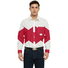 Anglo Irish Flag Men s Long Sleeve Pocket Shirt  by tony4urban