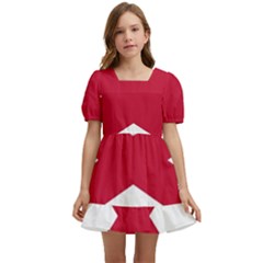 Anglo Irish Flag Kids  Short Sleeve Dolly Dress by tony4urban