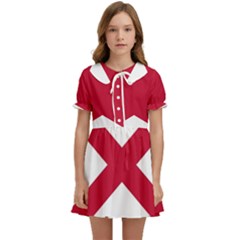 Anglo Irish Flag Kids  Sweet Collar Dress by tony4urban